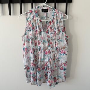 Feathers by Tolani Floral Top